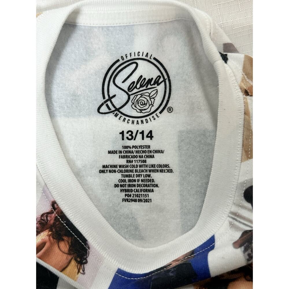 Selena print all over crewneck sweater Limited edition Size 13/14 Latin Pop - Picture 4 of 4